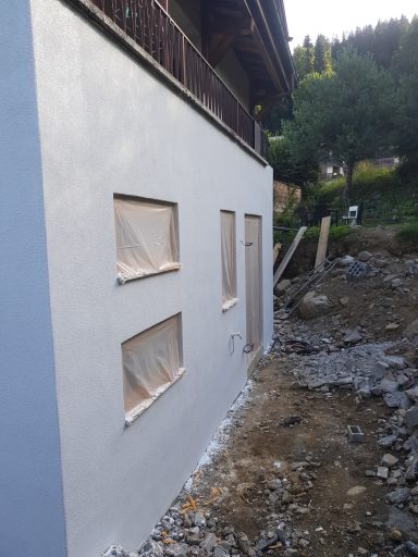 apres enduit sur rez de chausse
